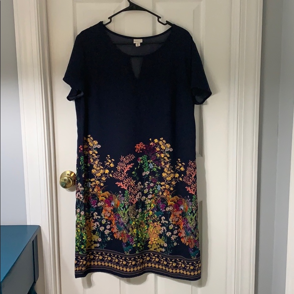 Spring Floral Shift Dress